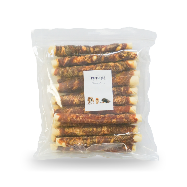 Kauwstaaf met eend 20cm - 20 Stuks