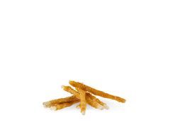 Wit gedraaide stick met kip 12.5cm 7/8mm - Per doos (30)