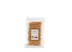 Wit gedraaide stick met kip 12.5cm 7/8mm - Per doos (30)
