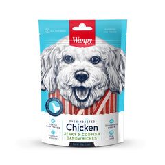 Wanpy - Chicken Jerky & Codfish Sandwiches