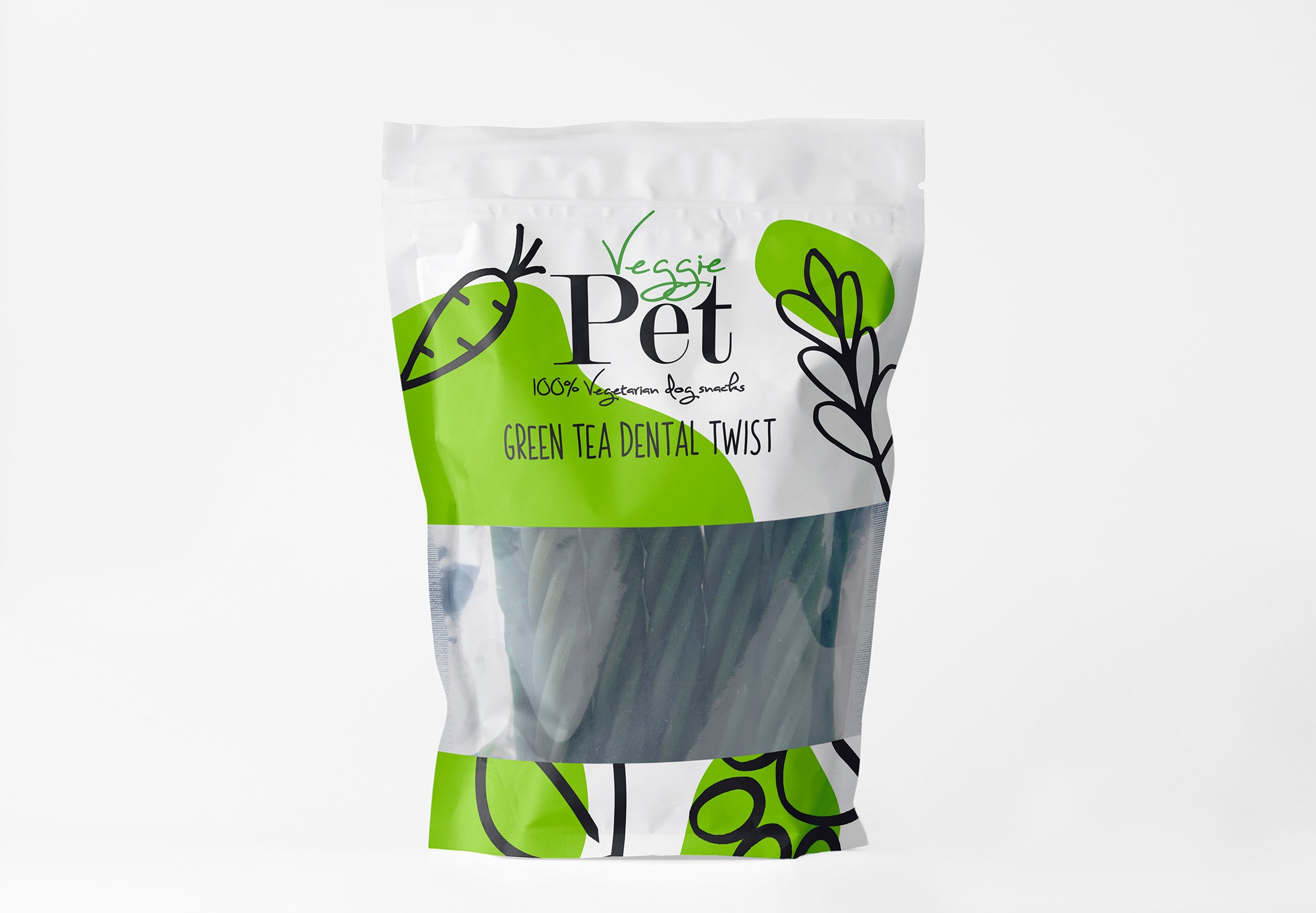 VeggiePet Green Tea Dental Twist