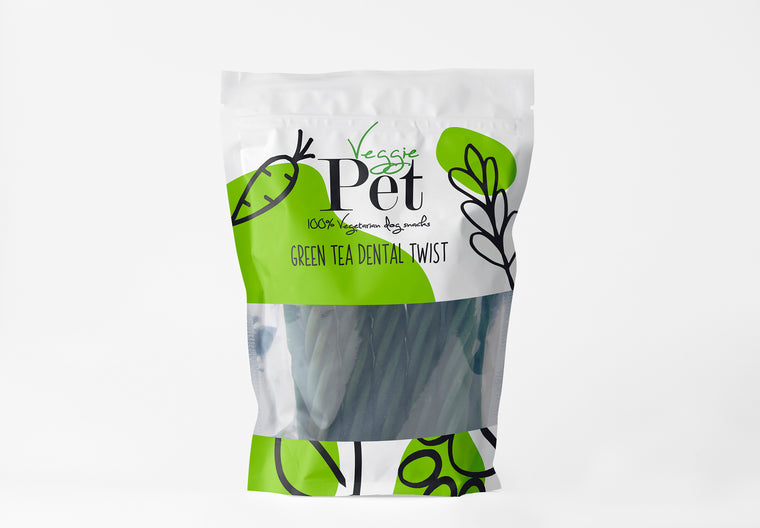 VeggiePet Green Tea Dental Twist